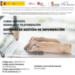 CURSO ONLINE GRATIS: SISTEMAS DE GSTIÓN DE INFORMACIÓN