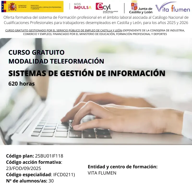 CURSO ONLINE GRATIS: SISTEMAS DE GSTIÓN DE INFORMACIÓN